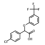 CAS#: 23953-40-4, (4-Chlorophenyl)[3-(Trifluoromethyl)Phenoxy]Acetic Acid