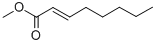 CAS 登录号：2396-85-2， 2-辛烯酸甲酯