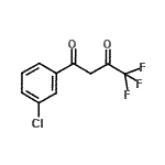 CAS 登录号：23975-61-3， 1-(3-氯苯基)-4,4,4-三氟-1,3-丁烷二酮