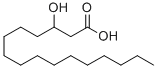 CAS 登录号：2398-34-7， 3-羟基-十六烷酸