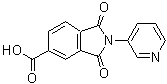 CAS 登录号：239807-67-1， 1,3-二氧代-2-(3-吡啶基)-5-异吲哚啉羧酸