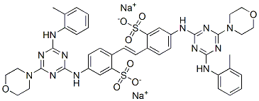 CAS#: 24019-80-5, Disodium 4,4'-Bis[(4-Morpholino-6-O-Toluidino-1,3,5-Triazin-2-Yl)Amino]Stilbene-2,2'-Disulphonate