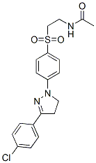 CAS#: 24032-65-3, N-[2-[[4-[3-(4-Chlorophenyl)-4,5-Dihydro-1H-Pyrazol-1-Yl]Phenyl]Sulphonyl]Ethyl]Acetamide