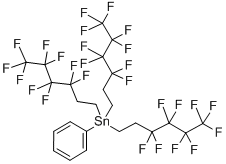 CAS#: 240497-36-3, Tris(3,3,4,4,5,5,6,6,6-Nonafluorohexyl)Phenyl-Stannane