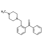 CAS 登录号：24088-65-1， {2-[(4-甲基-1-哌嗪基)甲基]苯基}(苯基)甲酮