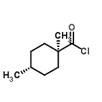 CAS 登录号：24097-72-1， 反式-1,4-二甲基环己烷羰基氯化物