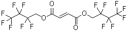 CAS 登录号：24120-17-0， (2E)-2-丁烯二酸二(2,2,3,3,4,4,4-七氟丁基)酯