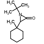 CAS 登录号：24161-49-7， 3-(1-甲基环己基)-1-(2-甲基-2-丙基)-2-氮丙啶酮