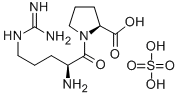 CAS 登录号：2418-69-1， (2S)-1-[(2S)-2-氨基-5-(二氨基亚甲基氨基)戊酰]吡咯烷-2-羧酸