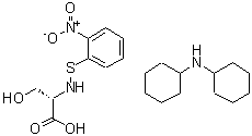 CAS#: 2418-89-5, N-[(2-Nitrophenyl)Sulfanyl]-L-Serine N-Cyclohexylcyclohexanamine (1:1)