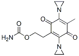 CAS 登录号:24279-90-1, 2,5-二(1-氮丙啶基)-3-(2-氨基甲酰氧基乙基)-6-甲基对苯醌