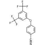 CAS 登录号：243128-43-0， 4-[3,5-二(三氟甲基)苯氧基]苯甲腈