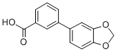 CAS 登录号：24351-56-2， 3-(1,3-苯并二氧戊环-5-基)-苯甲酸
