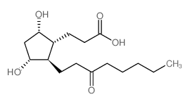 CAS 登录号:24379-94-0, 5,7-二羟基-11-氧代四去甲前列腺烷酸