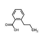 CAS 登录号：2438-03-1， 2-丙基苯甲酸