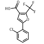 CAS#: 243977-26-6, 5-(2-Chlorophenyl)-2-(Trifluoromethyl)-3-Furoic Acid