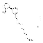 CAS#: 244025-06-7, 1-Decyl-3-[(2S)-1-Methyl-2-Pyrrolidinyl]Pyridinium Iodide Hydroiodide (1:1:1)