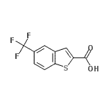 CAS#: 244126-64-5, 5-(Trifluoromethyl)-1-Benzothiophene-2-Carboxylic Acid