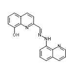 CAS#: 24430-56-6, 2-[(E)-(8-Quinolinylhydrazono)Methyl]-8-Quinolinol