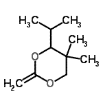 CAS 登录号：244307-96-8， 4-异丙基-5,5-二甲基-2-亚甲基-1,3-二恶烷