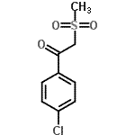 CAS 登录号：24437-48-7， 1-(4-氯苯基)-2-(甲基磺酰基)乙酮