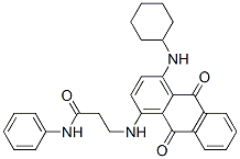 CAS 登录号：24464-64-0， 3-[[4-(环己基氨基)-9,10-二氢-9,10-二氧代蒽基]氨基]-N-苯基丙酰胺