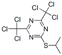 CAS 登录号：24481-68-3， 2-[(1-甲基乙基)硫代]-4,6-二(三氯甲基)-1,3,5-三嗪