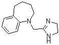 CAS 登录号:24483-78-1, 1-(2-咪唑啉-2-基甲基)-2,3,4,5-四氢-1H-1-苯并氮杂卓