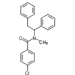 CAS#: 24498-89-3, 4-Chloro-N-(1,2-Diphenylethyl)-N-Methylbenzamide