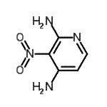 CAS 登录号：24501-21-1， 3-硝基吡啶-2,4-二胺
