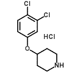 CAS#: 245057-73-2, 4-(3,4-Dichlorophenoxy)Piperidine Hydrochloride (1:1)