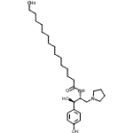 CAS 登录号：245329-77-5， N-[(1R,2R)-1-羟基-1-(4-羟基苯基)-3-(1-吡咯烷基)-2-丙基]十六烷酰胺