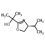 CAS#: 245503-15-5, 2-[(4R)-4-Isopropyl-4,5-Dihydro-1,3-Oxazol-2-Yl]-2-Propanol