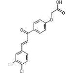 CAS#: 245555-36-6, {4-[(2E)-3-(3,4-Dichlorophenyl)-2-Propenoyl]Phenoxy}Acetic Acid