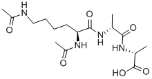 CAS 登录号：24570-39-6， N-(N-(N2,N6-二乙酰基-L-赖氨酰)-D-丙氨酰)-D-丙氨酸