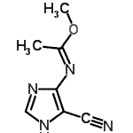 CAS 登录号：246031-39-0， 甲基(1E)-N-(5-氰基-1H-咪唑-4-基)乙亚氨酸酯