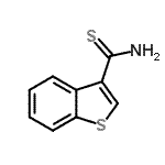 CAS#: 24662-24-6, 1-Benzothiophene-3-Carbothioamide