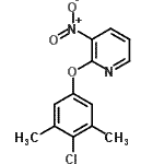 CAS 登录号：246862-63-5， 2-(4-氯-3,5-二甲基苯氧基)-3-硝基吡啶