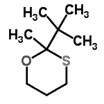 CAS 登录号：24699-60-3， 2-甲基-2-(2-甲基-2-丙基)-1,3-氧硫杂环已烷