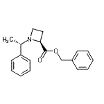 CAS 登录号：247051-66-7， 苄基(2S)-1-[(1S)-1-苯基乙基]-2-吖丁啶羧酸酯