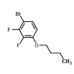 CAS 登录号：247176-22-3， 1-溴-4-丁氧基-2,3-二氟苯