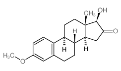 CAS 登录号：24721-15-1， 17beta-羟基-3-甲氧基-1,3,5(10)-雌甾三烯-16-酮