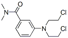 CAS 登录号：24813-06-7， 3-[二(2-氯乙基)氨基]-N,N-二甲基苯甲酰胺