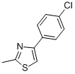CAS#: 24840-75-3, 4-(4-Chloro-Phenyl)-2-Methyl-Thiazole