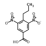 CAS 登录号：248595-12-2， 3,5-二硝基-4-丙基苯甲酸