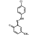 CAS 登录号：2491-56-7， 6-[(4-氯苯基)亚肼基]-4-甲基-2,4-环己二烯-1-酮