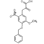 CAS#: 2495-79-6, 3-[4-(Benzyloxy)-5-Methoxy-2-Nitrophenyl]-2-Oxopropanoic Acid