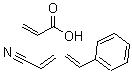 CAS#: 24980-16-3, 2-Propenoic Acid, Polymer With Ethenylbenzene And 2-Propenenitrile