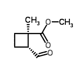 CAS#: 249930-46-9, Methyl (1R,2R)-2-Formyl-1-Methylcyclobutanecarboxylate