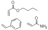 CAS#: 25037-33-6, 2-Propenoic Acid, Butyl Ester, Polymer With Ethenylbenzene And 2-Propenamide